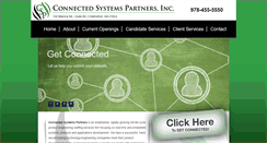 Desktop Screenshot of connectedsp.com